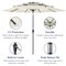 Best Choice Products 10ft 3-Tier Patio Umbrella, Market Sun Shade w/ Tilt Adjustment, Easy Crank